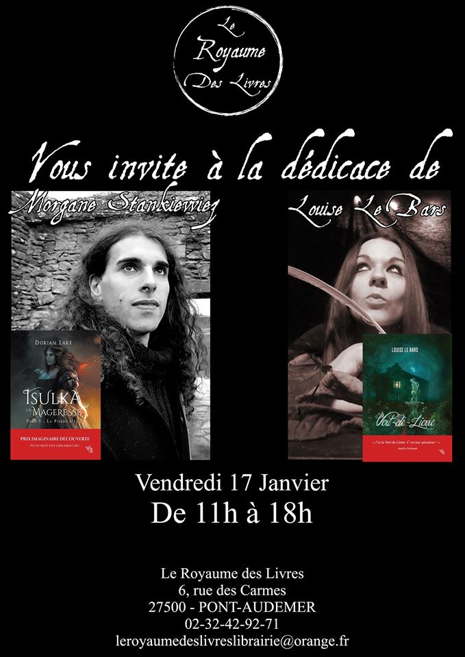 Dédicace de Morgane Stankiewez et Louise Le Bars à Pont-Audemer